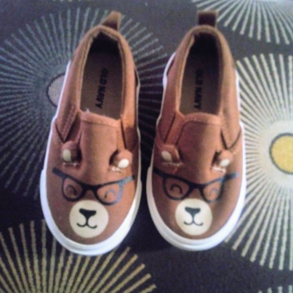OLD NAVY BROWN Slip On Shoes NO LACES